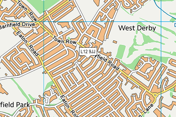 L12 9JJ map - OS VectorMap District (Ordnance Survey) L12 9JJ map - OS VectorMap District (Ordnance Survey)