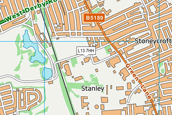 L13 7HH map - OS VectorMap District (Ordnance Survey) L13 7HH map - OS VectorMap District (Ordnance Survey)
