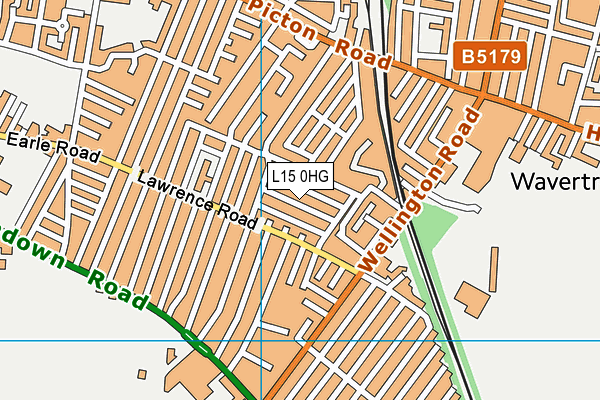 L15 0HG map - OS VectorMap District (Ordnance Survey) L15 0HG map - OS VectorMap District (Ordnance Survey)