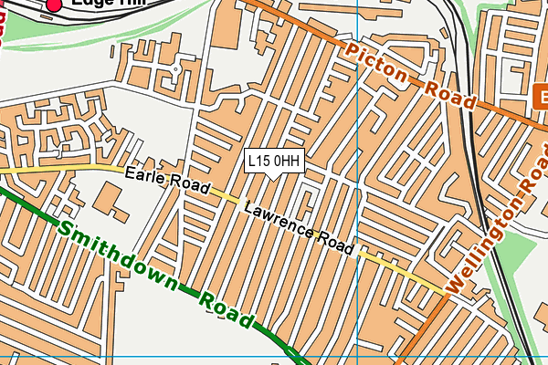 L15 0HH map - OS VectorMap District (Ordnance Survey) L15 0HH map - OS VectorMap District (Ordnance Survey)