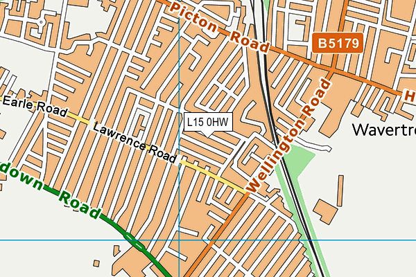 L15 0HW map - OS VectorMap District (Ordnance Survey) L15 0HW map - OS VectorMap District (Ordnance Survey)