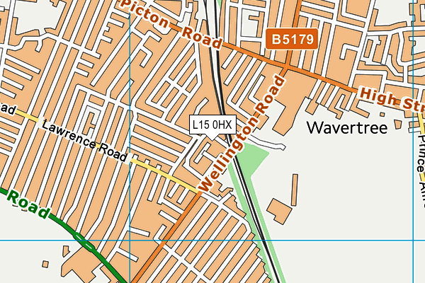 L15 0HX map - OS VectorMap District (Ordnance Survey) L15 0HX map - OS VectorMap District (Ordnance Survey)