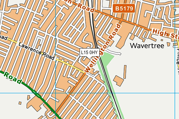L15 0HY map - OS VectorMap District (Ordnance Survey) L15 0HY map - OS VectorMap District (Ordnance Survey)