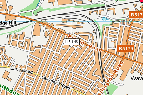 L15 1HS map - OS VectorMap District (Ordnance Survey) L15 1HS map - OS VectorMap District (Ordnance Survey)