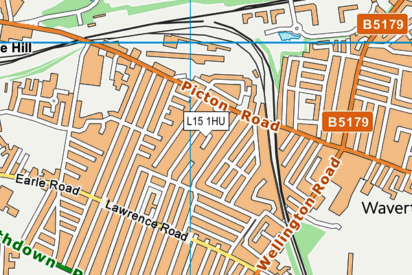L15 1HU map - OS VectorMap District (Ordnance Survey) L15 1HU map - OS VectorMap District (Ordnance Survey)