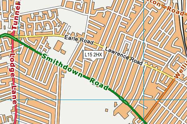 L15 2HX map - OS VectorMap District (Ordnance Survey) L15 2HX map - OS VectorMap District (Ordnance Survey)