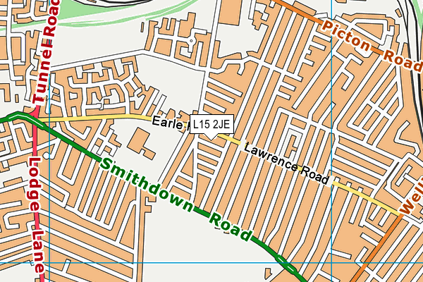 L15 2JE map - OS VectorMap District (Ordnance Survey) L15 2JE map - OS VectorMap District (Ordnance Survey)