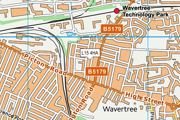 L15 4HA map - OS VectorMap District (Ordnance Survey) L15 4HA map - OS VectorMap District (Ordnance Survey)