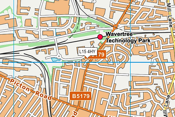L15 4HY map - OS VectorMap District (Ordnance Survey) L15 4HY map - OS VectorMap District (Ordnance Survey)