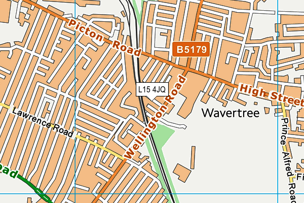 L15 4JQ map - OS VectorMap District (Ordnance Survey)
