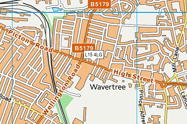L15 4LG map - OS VectorMap District (Ordnance Survey) L15 4LG map - OS VectorMap District (Ordnance Survey)