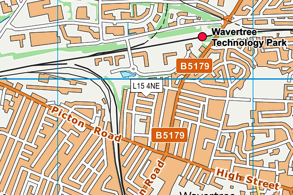 L15 4NE map - OS VectorMap District (Ordnance Survey) L15 4NE map - OS VectorMap District (Ordnance Survey)
