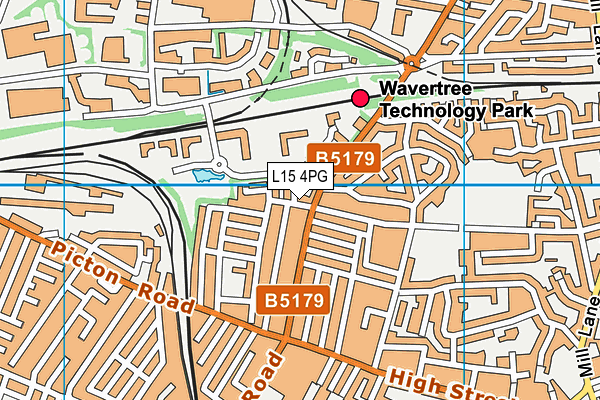 L15 4PG map - OS VectorMap District (Ordnance Survey) L15 4PG map - OS VectorMap District (Ordnance Survey)