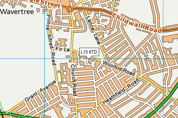 L15 6TD map - OS VectorMap District (Ordnance Survey) L15 6TD map - OS VectorMap District (Ordnance Survey)