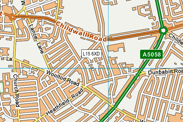 L15 6XD map - OS VectorMap District (Ordnance Survey) L15 6XD map - OS VectorMap District (Ordnance Survey)