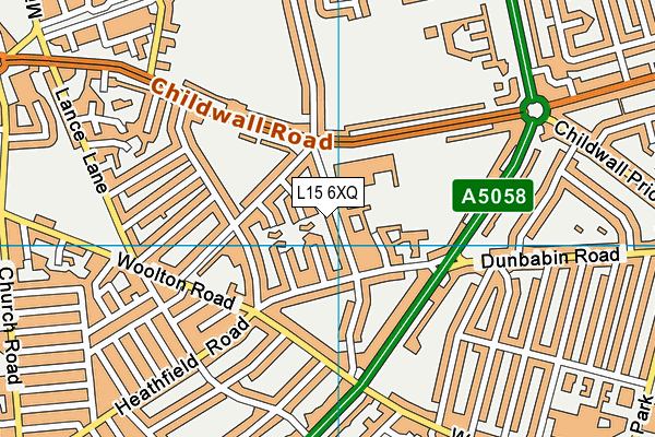 L15 6XQ map - OS VectorMap District (Ordnance Survey) L15 6XQ map - OS VectorMap District (Ordnance Survey)