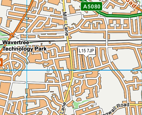 L15 7JP map - OS VectorMap District (Ordnance Survey) L15 7JP map - OS VectorMap District (Ordnance Survey)