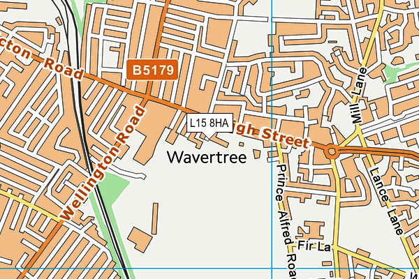 L15 8HA map - OS VectorMap District (Ordnance Survey) L15 8HA map - OS VectorMap District (Ordnance Survey)