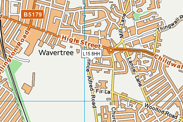 L15 8HH map - OS VectorMap District (Ordnance Survey) L15 8HH map - OS VectorMap District (Ordnance Survey)