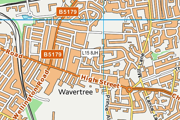 L15 8JH map - OS VectorMap District (Ordnance Survey) L15 8JH map - OS VectorMap District (Ordnance Survey)