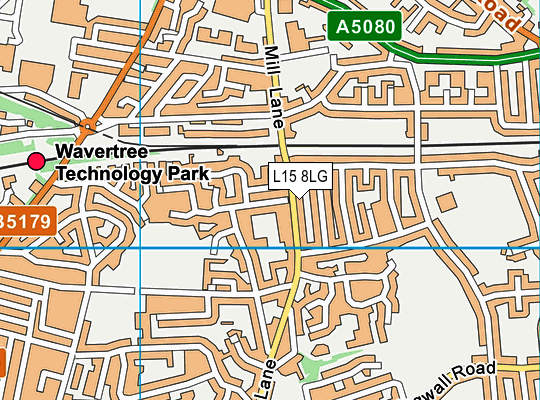 L15 8LG map - OS VectorMap District (Ordnance Survey) L15 8LG map - OS VectorMap District (Ordnance Survey)