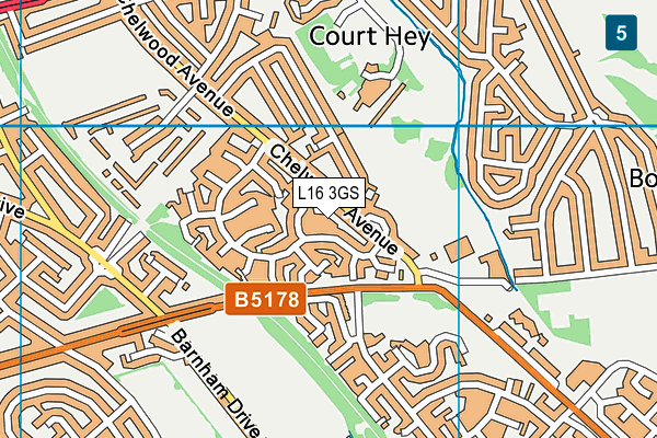 L16 3GS map - OS VectorMap District (Ordnance Survey) L16 3GS map - OS VectorMap District (Ordnance Survey)