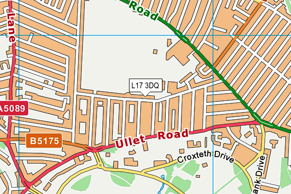 L17 3DQ map - OS VectorMap District (Ordnance Survey) L17 3DQ map - OS VectorMap District (Ordnance Survey)
