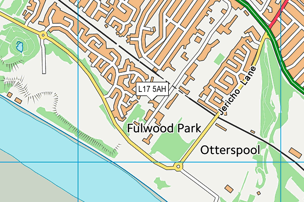 L17 5AH map - OS VectorMap District (Ordnance Survey) L17 5AH map - OS VectorMap District (Ordnance Survey)