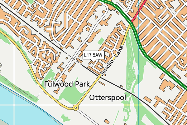L17 5AW map - OS VectorMap District (Ordnance Survey) L17 5AW map - OS VectorMap District (Ordnance Survey)