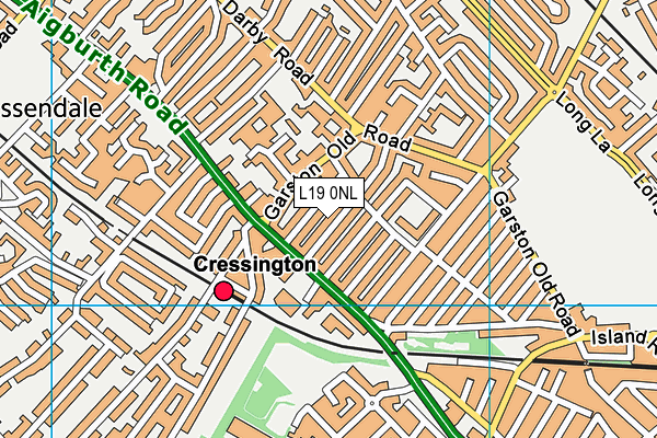 L19 0NL map - OS VectorMap District (Ordnance Survey) L19 0NL map - OS VectorMap District (Ordnance Survey)