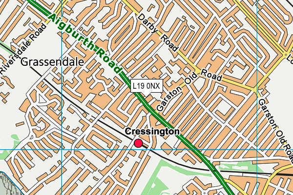 L19 0NX map - OS VectorMap District (Ordnance Survey) L19 0NX map - OS VectorMap District (Ordnance Survey)