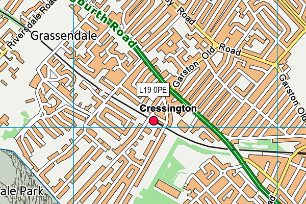 L19 0PE map - OS VectorMap District (Ordnance Survey) L19 0PE map - OS VectorMap District (Ordnance Survey)