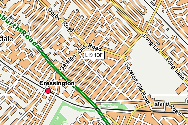 L19 1QF map - OS VectorMap District (Ordnance Survey) L19 1QF map - OS VectorMap District (Ordnance Survey)