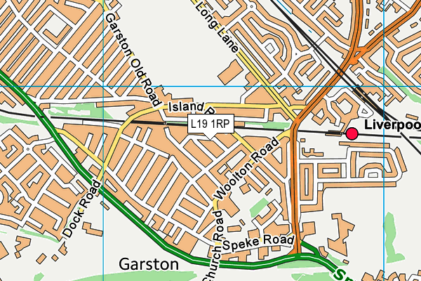 L19 1RP map - OS VectorMap District (Ordnance Survey) L19 1RP map - OS VectorMap District (Ordnance Survey)