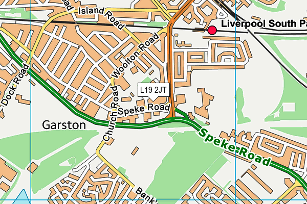 L19 2JT map - OS VectorMap District (Ordnance Survey) L19 2JT map - OS VectorMap District (Ordnance Survey)