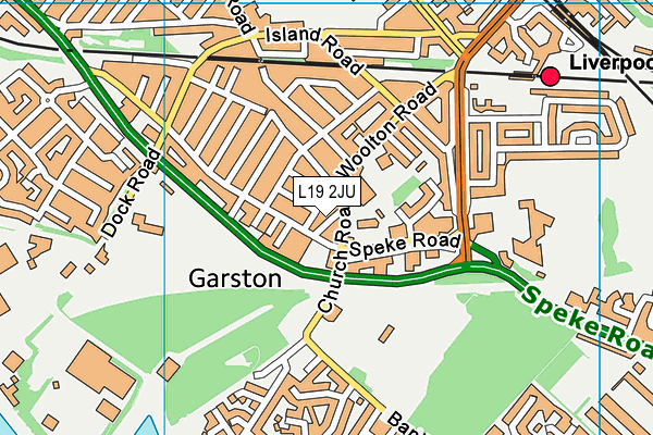 L19 2JU map - OS VectorMap District (Ordnance Survey) L19 2JU map - OS VectorMap District (Ordnance Survey)