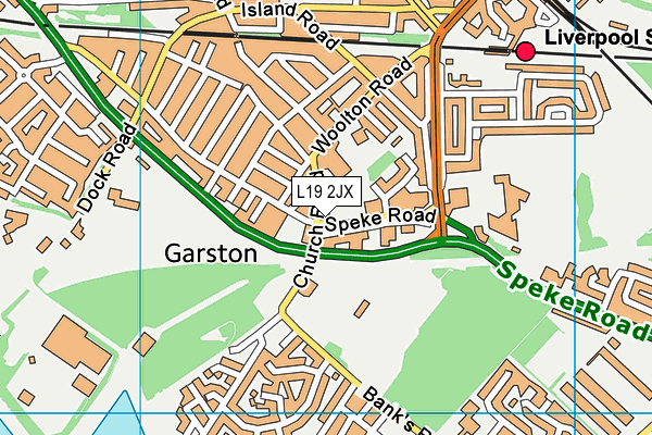 L19 2JX map - OS VectorMap District (Ordnance Survey) L19 2JX map - OS VectorMap District (Ordnance Survey)