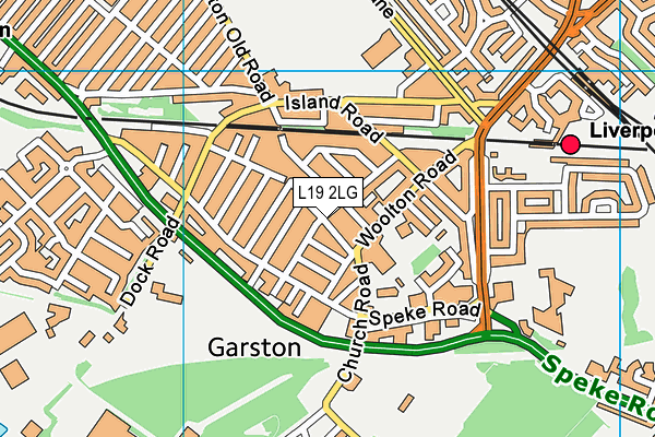 L19 2LG map - OS VectorMap District (Ordnance Survey) L19 2LG map - OS VectorMap District (Ordnance Survey)
