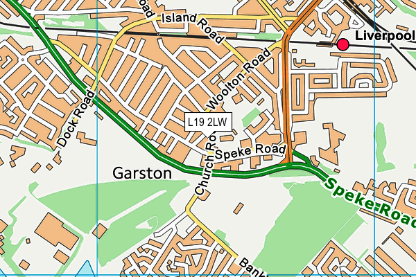 L19 2LW map - OS VectorMap District (Ordnance Survey) L19 2LW map - OS VectorMap District (Ordnance Survey)