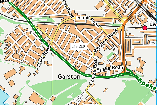 L19 2LX map - OS VectorMap District (Ordnance Survey) L19 2LX map - OS VectorMap District (Ordnance Survey)