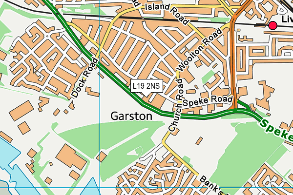 L19 2NS map - OS VectorMap District (Ordnance Survey) L19 2NS map - OS VectorMap District (Ordnance Survey)