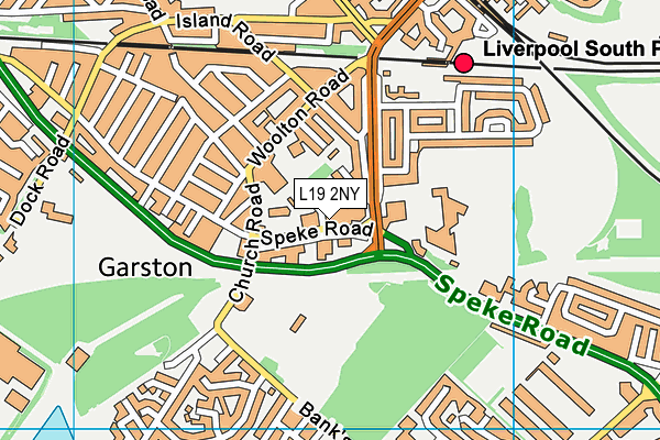 L19 2NY map - OS VectorMap District (Ordnance Survey) L19 2NY map - OS VectorMap District (Ordnance Survey)