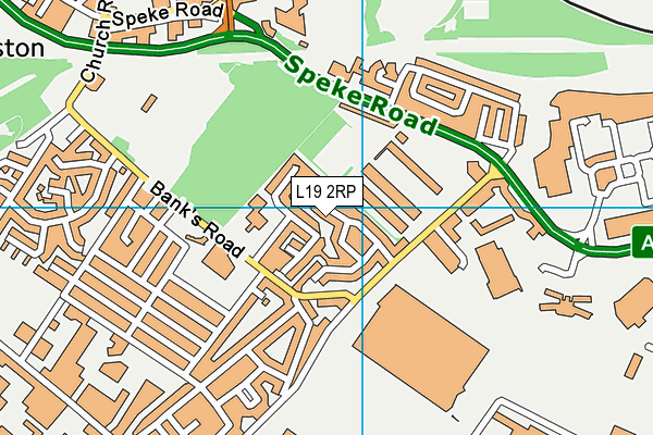 L19 2RP map - OS VectorMap District (Ordnance Survey) L19 2RP map - OS VectorMap District (Ordnance Survey)