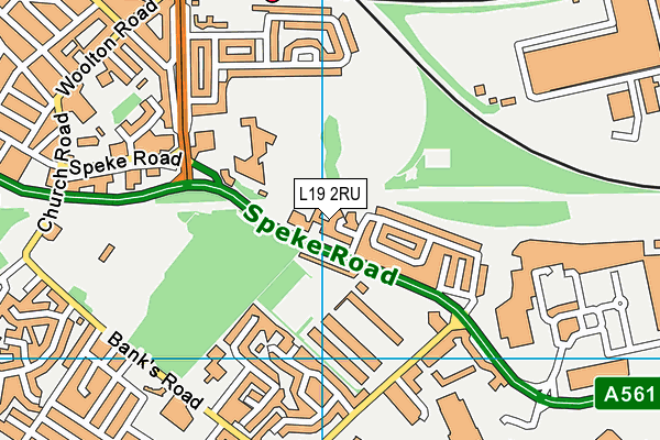 L19 2RU map - OS VectorMap District (Ordnance Survey) L19 2RU map - OS VectorMap District (Ordnance Survey)