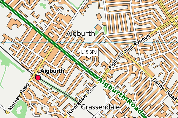 L19 3PJ map - OS VectorMap District (Ordnance Survey) L19 3PJ map - OS VectorMap District (Ordnance Survey)