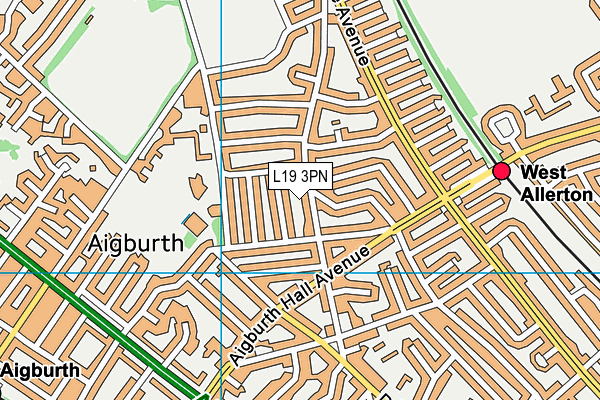 L19 3PN map - OS VectorMap District (Ordnance Survey) L19 3PN map - OS VectorMap District (Ordnance Survey)