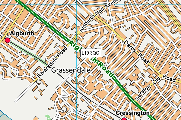 L19 3QG map - OS VectorMap District (Ordnance Survey) L19 3QG map - OS VectorMap District (Ordnance Survey)