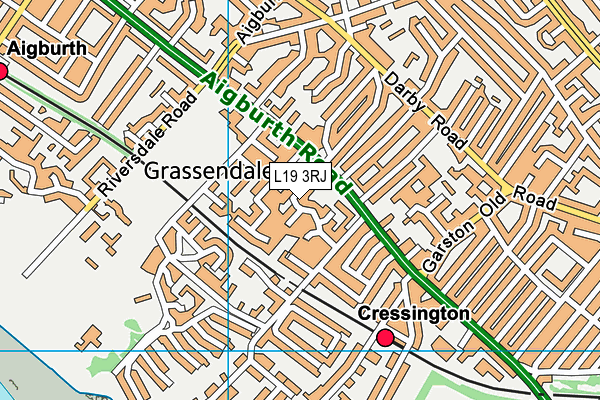 L19 3RJ map - OS VectorMap District (Ordnance Survey) L19 3RJ map - OS VectorMap District (Ordnance Survey)