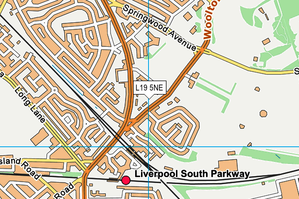 L19 5NE map - OS VectorMap District (Ordnance Survey) L19 5NE map - OS VectorMap District (Ordnance Survey)