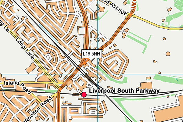 L19 5NH map - OS VectorMap District (Ordnance Survey) L19 5NH map - OS VectorMap District (Ordnance Survey)